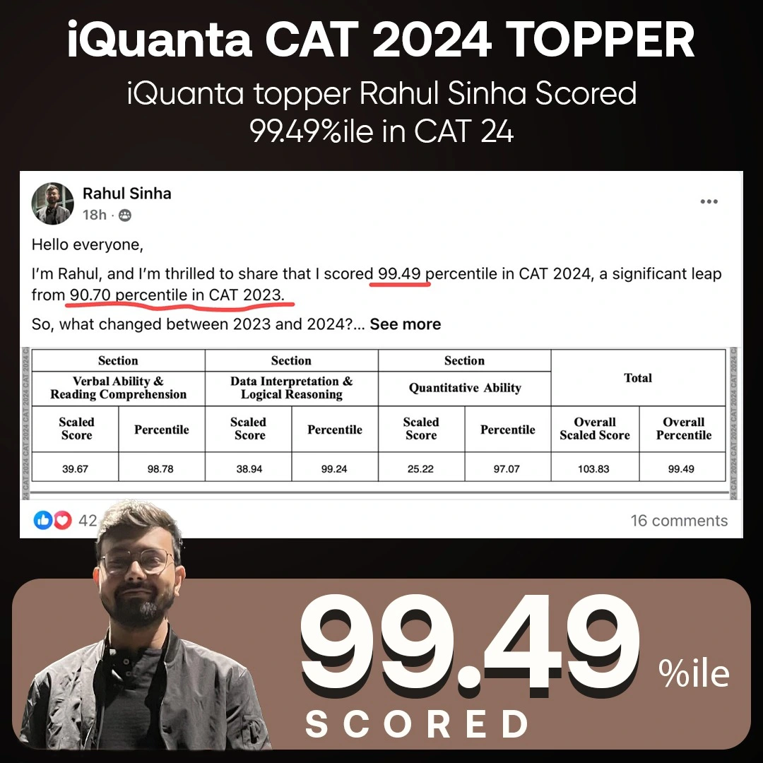 iQuanta toppers feedbacks