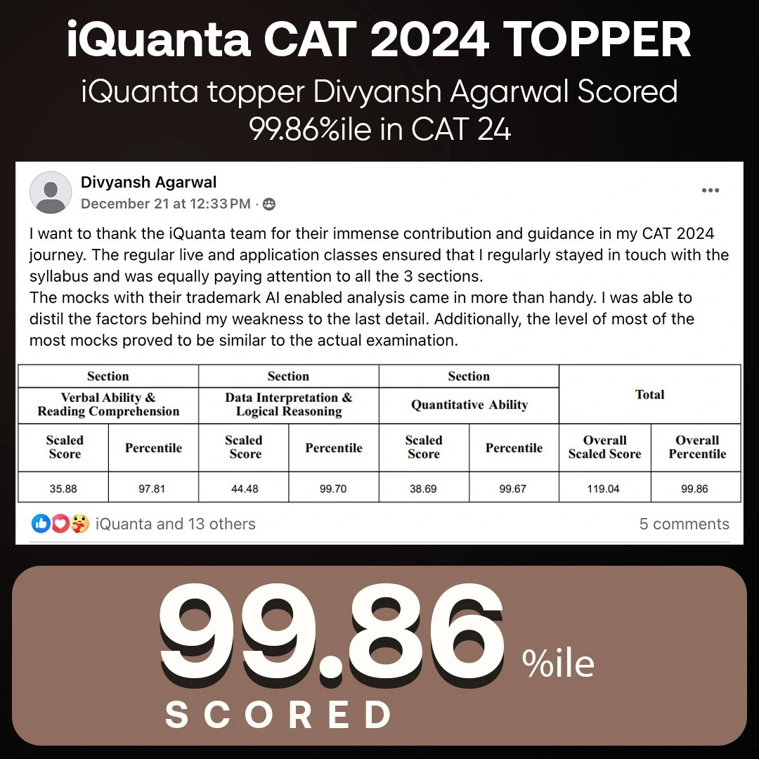 iQuanta toppers feedbacks